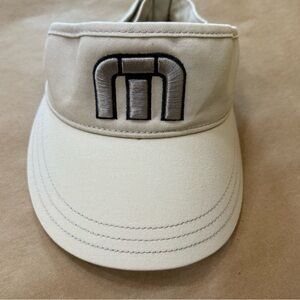 Travis Mathew Cream Visor Hat